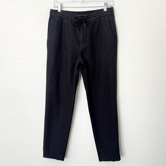 [Banana Republic] Gray Mason Athletic Tapered Pant Slim Elastic Waist Size 31x32 - Picture 1 of 11